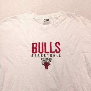 Chicago Bulls Ultra Game Graphic Basketball T-Shirt Adult Mens Size L White